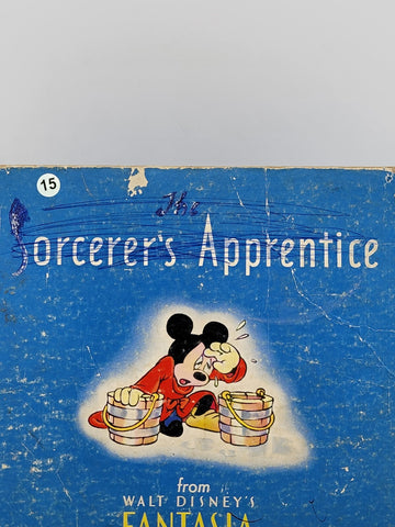 1940 FIRST EDITION THE SORCERER'S APPRENTICE FROM WALT DISNEY'S FANTASIA WITH DJ