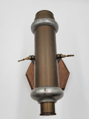 Rare Antique Turn Of The Century Italian Parlor Kaleidoscope W A Wooden Stand.