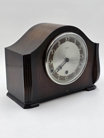 Antique British Bentima Westminster Clock, Art Deco. Working. Read.