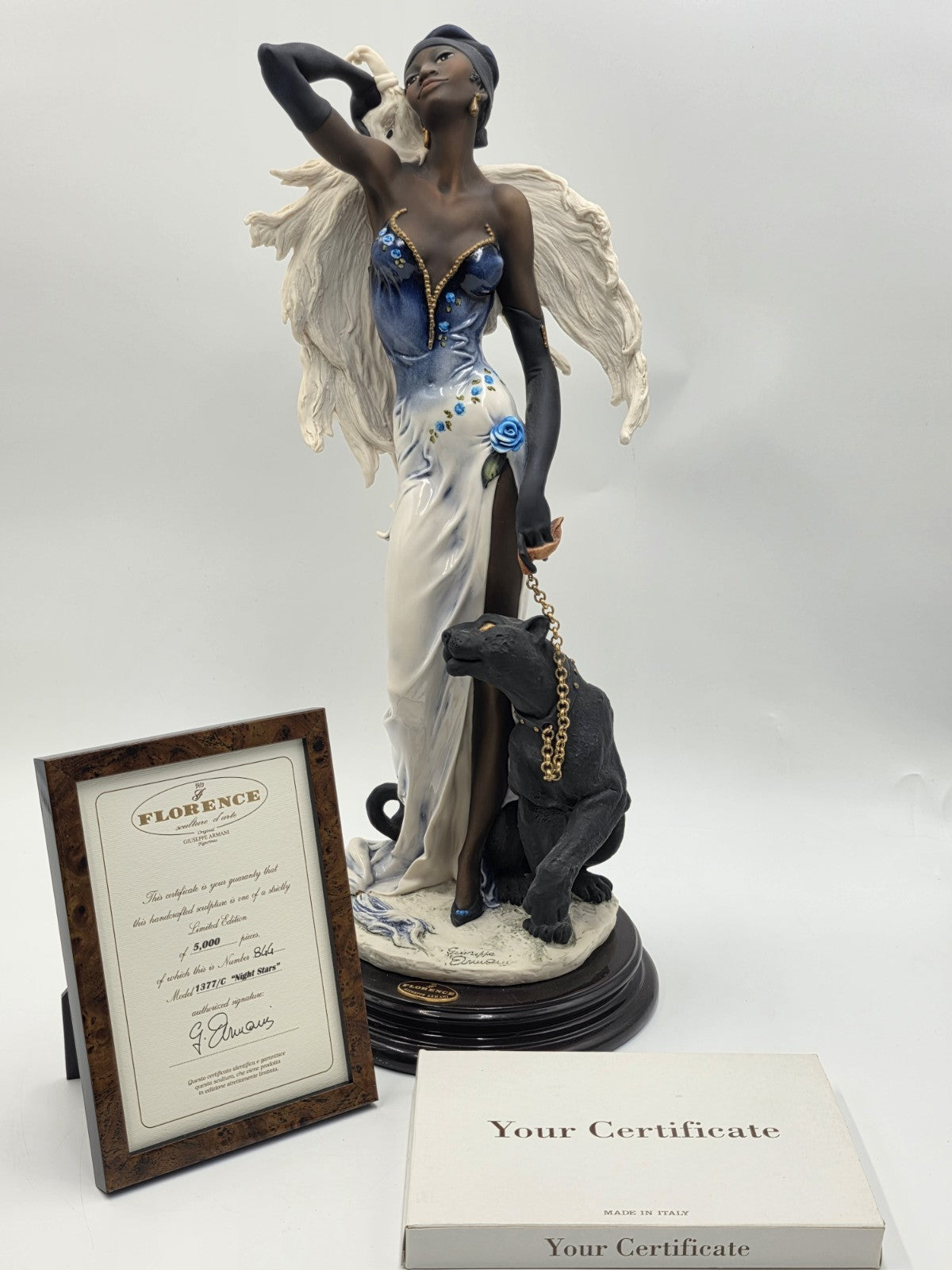 Rare Giuseppe Armani NIGHT STARS Figurine 1377c Limited Edition #844/ 5000 W COA