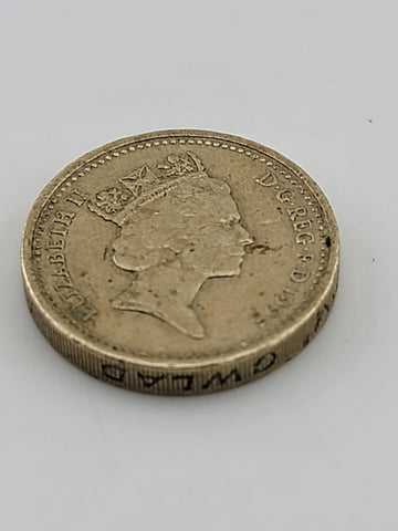 Rare 1995 One Pound “I’M GWLAD   PLEIDIOL WYF” Upside Down Error. Beautiful Coin