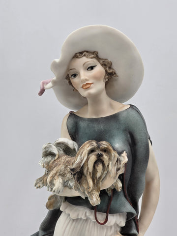 Giuseppe Armani Capodimonte Figurine Sophia W Puppy Porcelain Sculpture 0636C