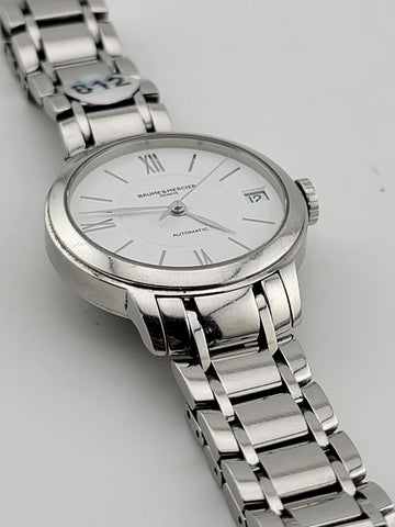 Baume & Mercier Classima White Women's Watch - MOA10267. Excellent Condition.