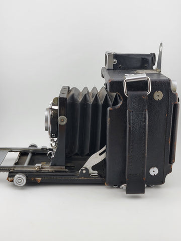 Graflex Speed Graphic 2 1/4 x 3 1/4 Fld Camera. Graphex 101mm f4.5 Lens Untested