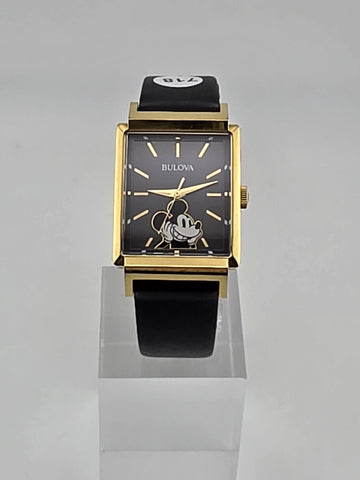 Vintage Collectible Disney Parks Mickey Mouse Watch by Bulova. Mint Condition.
