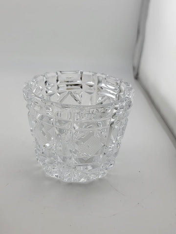 Vintage Heavy Lead Crystal Creamer Sugar And Tray Eloquent Top Quality. No Chips