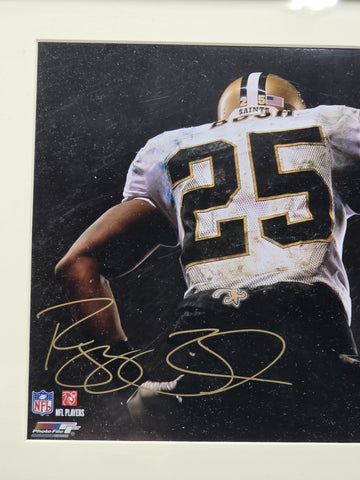 Reggie Bush Signed 8x10 Photo Steiner COA NFL Authenticated Saints Framed