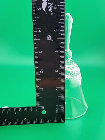 Vintage Swarovski Retired Crystal Dinner Table Bell 1981 5.75" Austria. VG Cond.