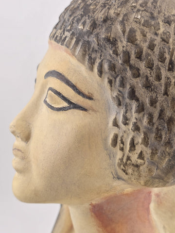 Rare Vintage Handmade Bust Of Princess Meritaten Of The Anciant Egyptian Dynasty