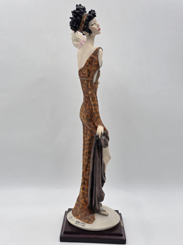 Giuseppe Armani Lady With Parrot 616/C Hand Signed LE 262/5000 Box COA Italy