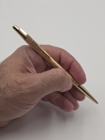 Vintage Montblanc Noblesse Gold Plate Ballpoint Pen Nina Ricci CoBranded Germany