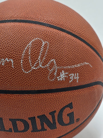 100% Original Hakeem Olajuwon Autographed Spalding Official  NBA Basketball.