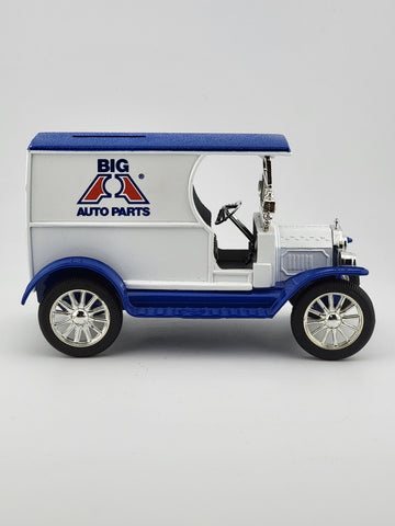ERTL Big A Auto Parts 1912 Delivery Locking Car Bank #7 Die Cast Metal 1/25 1993