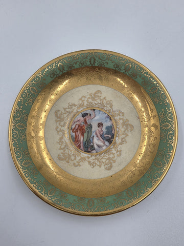 Vintage Lemieux China 24k Gold Gilt Hand Painted Tea / Coffee service For 4.