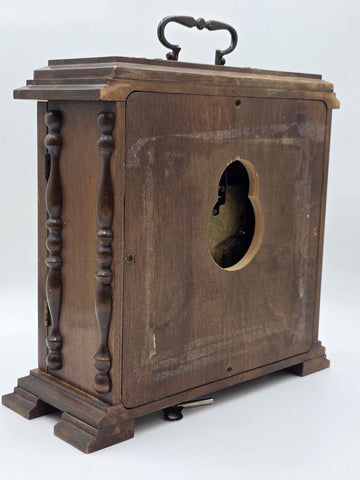 Vtg Franz Hermle 340-020 Mantel Clock W Germany 8-Day Westminster Chime Working.