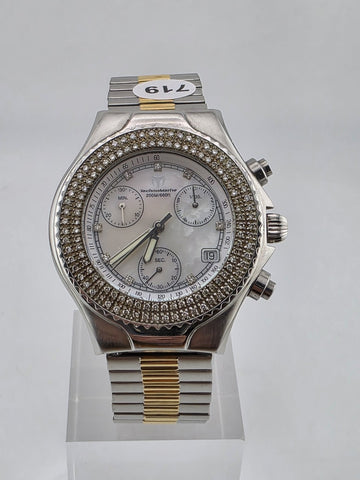 Technomarine Technomillennium Chronograph Diamond Bezel Quartz Watch SW6692.