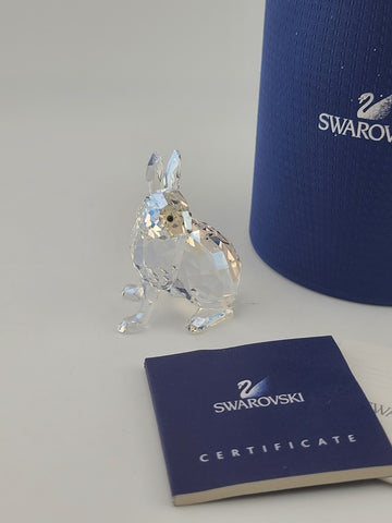 Vintage Swarvoski SCS Arctic Hare Event Piece 2011  #1055005. Ltd Ed.