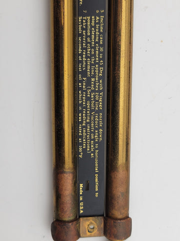 Rare Antique Louis Eitzen Visgage Oil Viscosity Comparator Instrument w/ Case