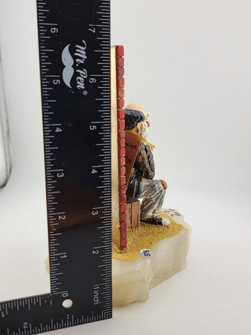 Rare Ron Lee Clown "No Loitering" Vintage Hard to find Clown sitting 24k GF