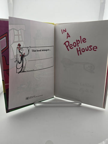 Vintage Hardcover: In a People House by Leo le Sieg. Dr. Seus 1st Book edition