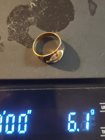 Vintage 10k Solid Gold Masonic Ostby Barton Shriner Ring Size 9. Weight 6.1 Gram
