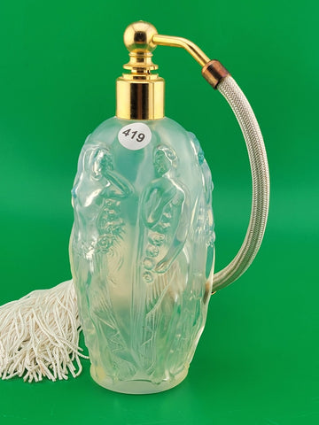 Vintahe Sabino Opalescent Gaite Nude Dancing Ladies Perfume Bottle W Atomizer