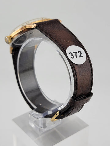 Vintage 1960's Zodiac Automatic Gold Plated Men's Wrist Watch. Runs great.