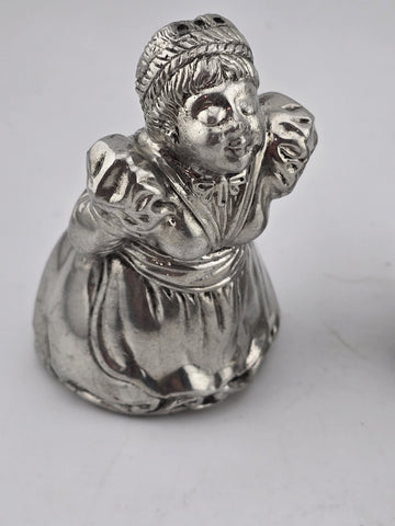 Vintage LENOX, Kirk Stieff Collection, Santa &Mrs. Claus Salt & Pepper Shakers.