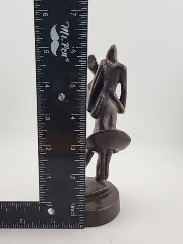 Rare Collectible Jose Almanzor, Bronze Dancers, Mexican School Bronze Sculpture.