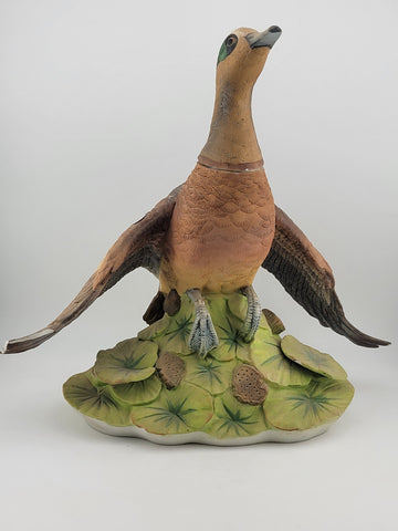 SKI COUNTRY WIDGEON BANDED DUCK MINI PORCELAIN DECANTER BOTTLE 1979 EMPTY