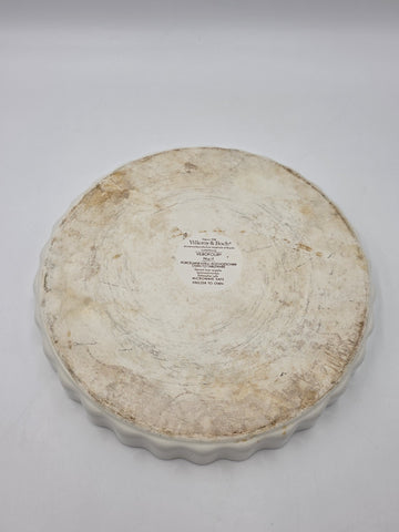 Villeroy & Boch Naif Wedding Scene Large, Crimped Body Tart Baking Dish