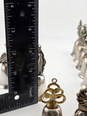 Vintage Complete Set of 12 Reed & Barton's 12 Days of Christmas Silver Bells.