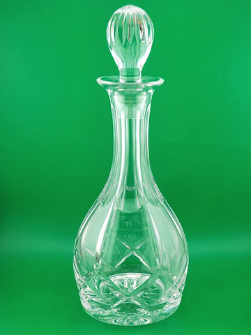Atlantis Decanter W Waterford Crystal Lismore 12oz & 10oz Hiball Tumbler Glass