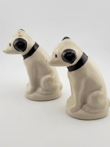 Vintage RCA Victor Dog Nipper Salt and Pepper Shakers "His Master’s Voice"