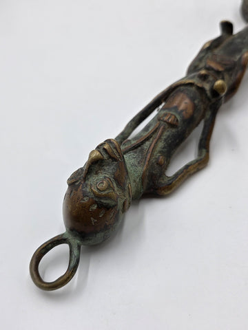 Rare Authentic Ashanti African Bronze Unity Cup Fertility Family Tribe Sculpture