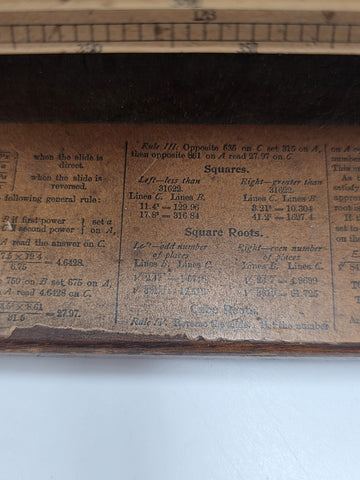 1920 Keuffel & Esser Thatcher's Calculating Instrument Model 4093 w/ Manual