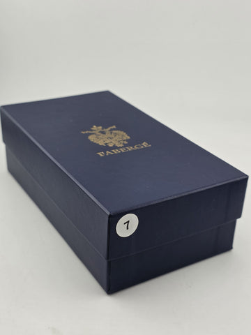 Rare Original Gorgeous Faberge Egg Gold Coronation Bottle Stop W Original Box.