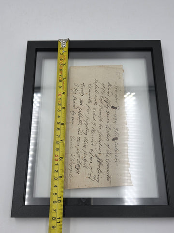Ultra Rare 1798 Enoch Whipple Signed Church Receipt Salisbury MA Pulpit Payment