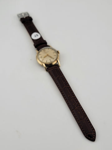 1950's Girard Perregaux Gyromatic Vintage 10k Yellow Gold Filled Automatic Works