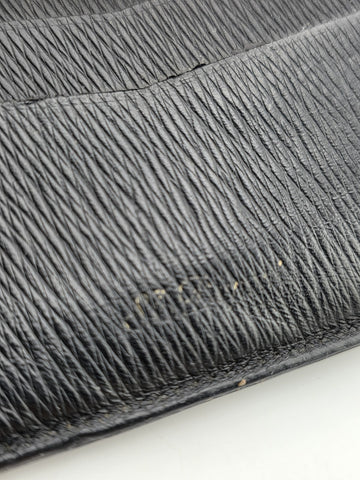 Vintage ST. DUPONT PARIS Soft Black Leather Bifold Wallet Rare 5” Long. 6 Slots