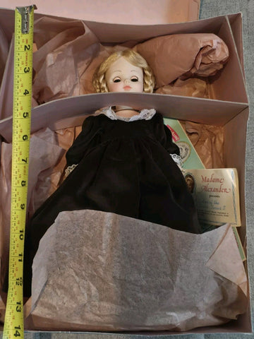 NEW MADAME ALEXANDER JANE FINDLAY DOLL TAG 1509 FIRST LADIES OF THE US BOX 14"