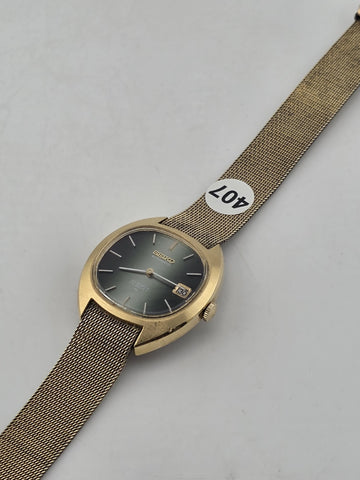 Rare Vintage 1980's Seiko 23j  Hi-Beat 2418-7039 Automatic Unisex Watch. Works.