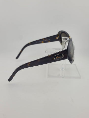 Vintage Ladies GUCCI GG2933/S 086DA 58□13 130 Side Logo Sunglasses Brown W Case
