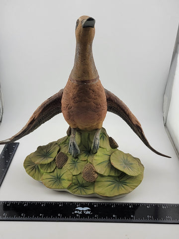 SKI COUNTRY WIDGEON BANDED DUCK MINI PORCELAIN DECANTER BOTTLE 1979 EMPTY