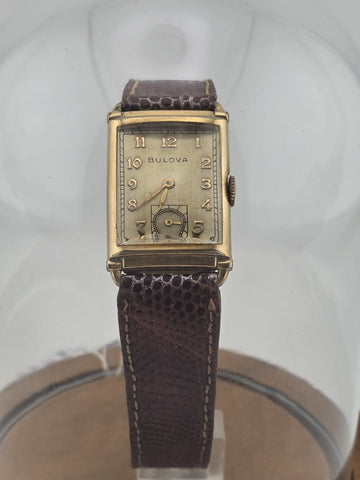 Private: Antique 1941 Bulova President 10k GF Wristwatch. Phil Collins Estate.