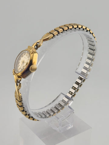Rare Antique Benrus Ladies 10k Gold Filled Duchess Watch C1940. Working.