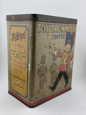 Rare Antique Fillery’s Toy Drum Major Toffee Tin Can Birmingham England Guard