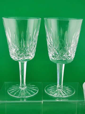 Set Of 4 1950's Waterford "Lismore" Claret Wine Glasses. 7 In. Excellent Cond.