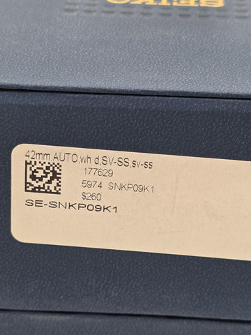 Seiko Prospex SNKP09K1 Automatic Diver 200M White Dial 7S26 Watch Box