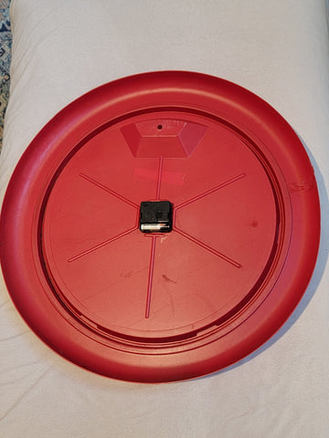 Vintage 1993 Old Milwaukee Beer Sign 22.5" Round Plastic Clock For Bar/ Mancave.